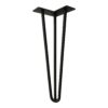 Tischbeine - Hairpin - 41cm - 3 Wurzeln - schwarz - Set mit 3 oder 4 Beinen