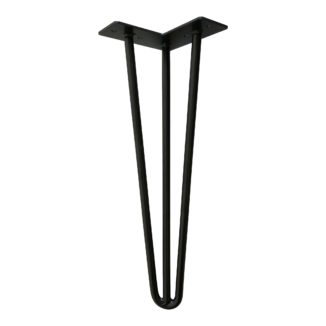 Tischbeine - Hairpin - 41cm - 3 Wurzeln - schwarz - Set mit 3 oder 4 Beinen