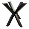 Tischgestell - Sternengestell - schwarz - couchtisch - 52x50 cm (1)