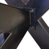 Tischgestell - Sternengestell - schwarz - 78x150 cm